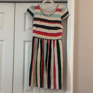 Anthropologie Multicolor Striped Casual Dress